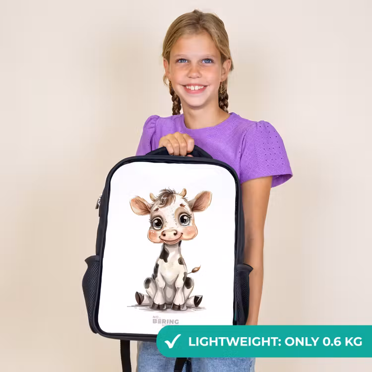 Kids backpack - Black - Baby cow — 9