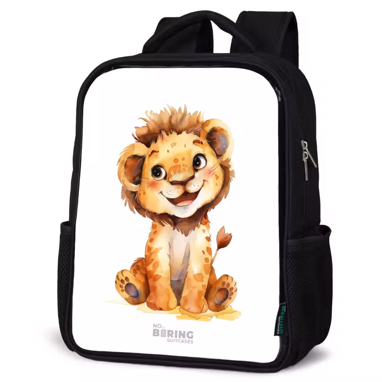 Kids backpack - Black - Baby lion — 6