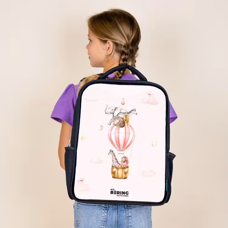 Kids backpack - Black - Flying circus — 4