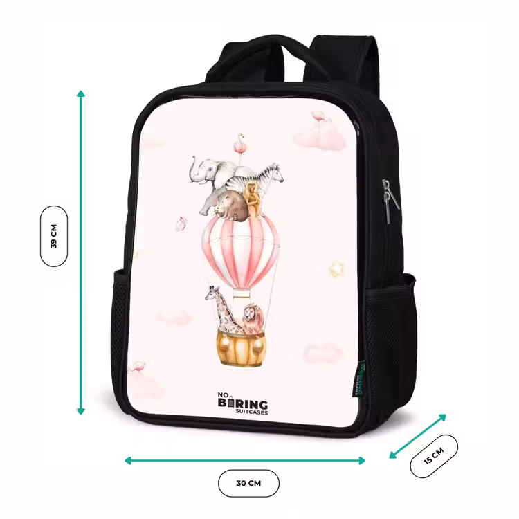 Kids backpack - Black - Flying circus — 8