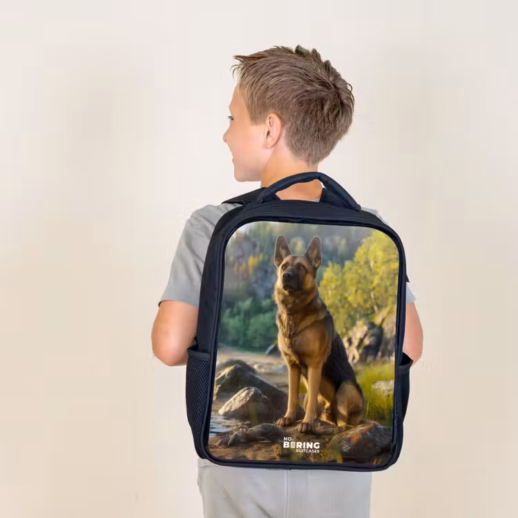 Kids backpack - Black - Hessel shepherd — 2