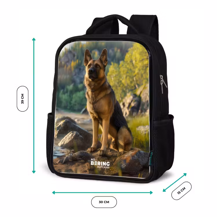 Kids backpack - Black - Hessel shepherd — 8