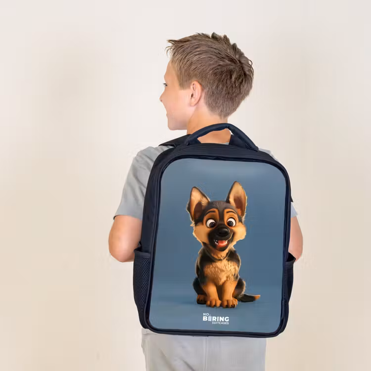 Kids backpack - Black - Hylke shepherd — 2