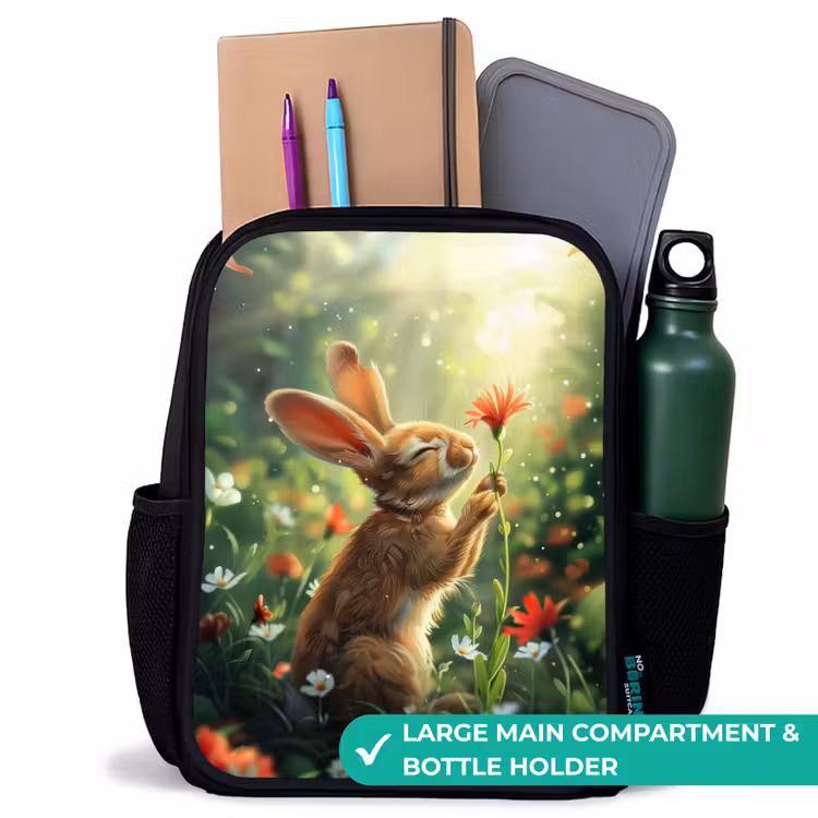 Kids backpack - Black - Kasper rabbit — 10