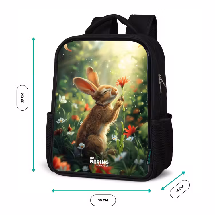 Kids backpack - Black - Kasper rabbit — 8