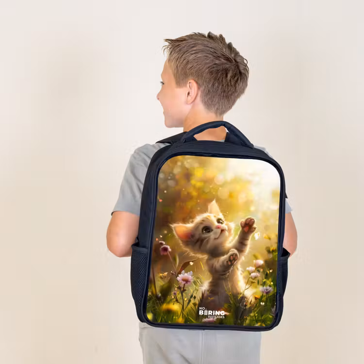 Kids backpack - Black - Koosje kitten — 2