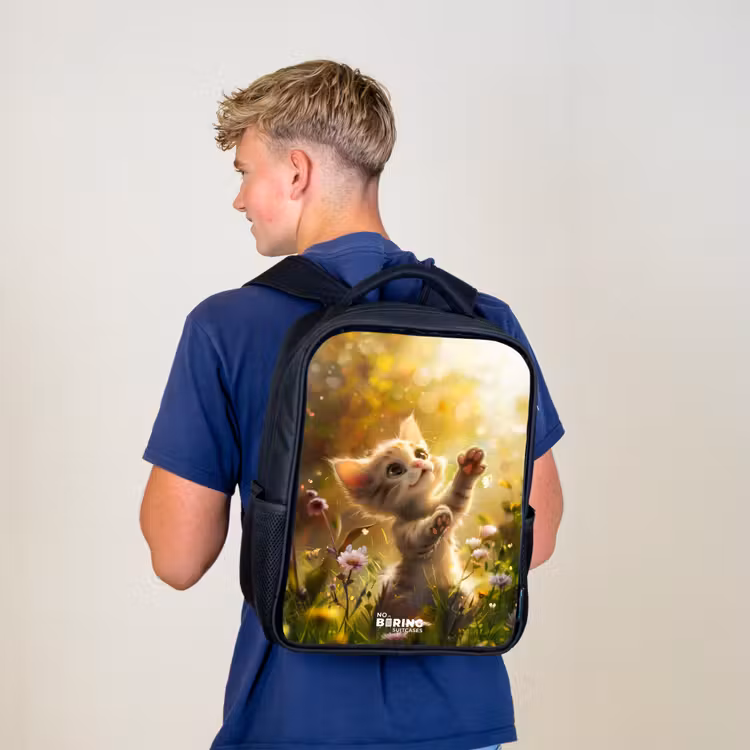 Kids backpack - Black - Koosje kitten — 5