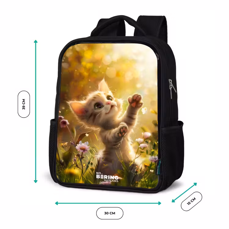 Kids backpack - Black - Koosje kitten — 8