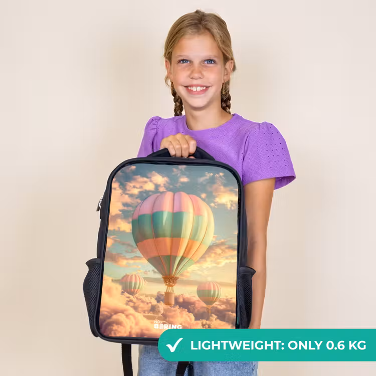 Kids backpack - Black - Pastel skyliner — 9