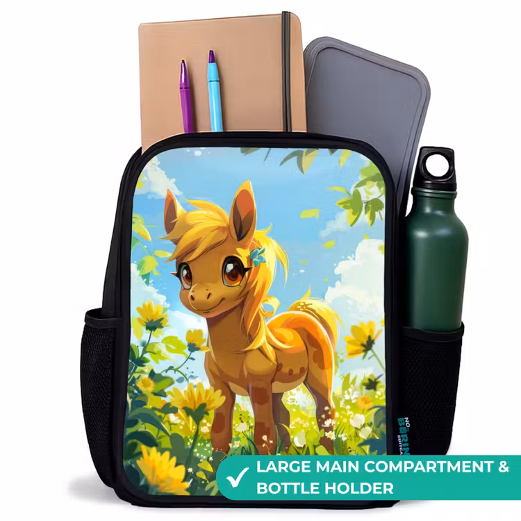 Kids backpack - Black - Sunny pony — 10