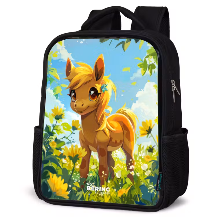 Kids backpack - Black - Sunny pony — 6