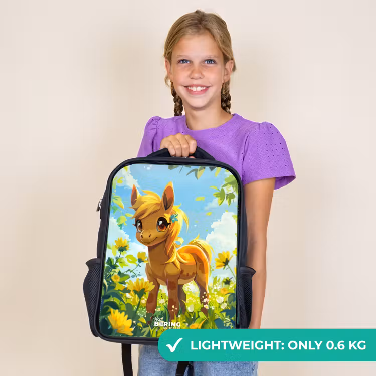 Kids backpack - Black - Sunny pony — 9