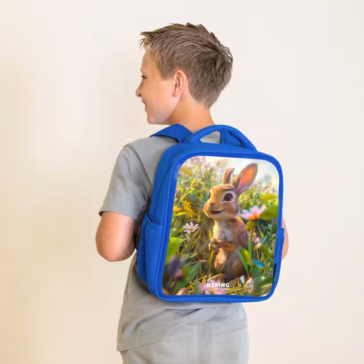 Kids backpack - Blue - Charley rabbit — 2