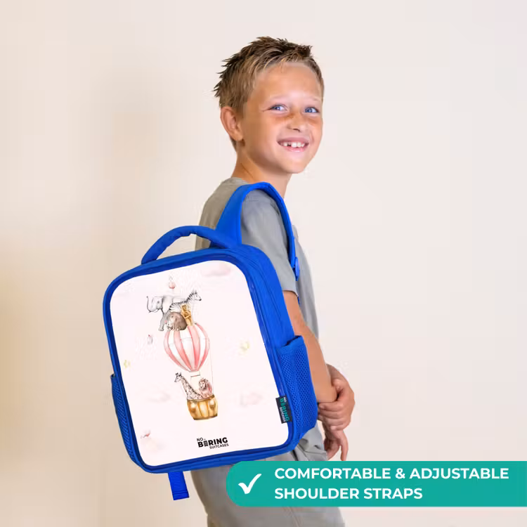 Kids backpack - Blue - Flying circus — 4