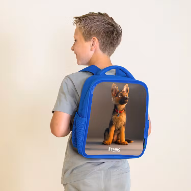 Kids backpack - Blue - Hidde shepherd — 2