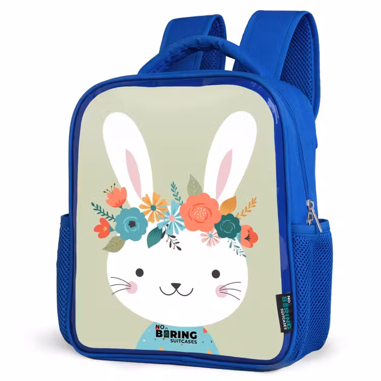 Kids backpack - Blue - Hippie hare — 7