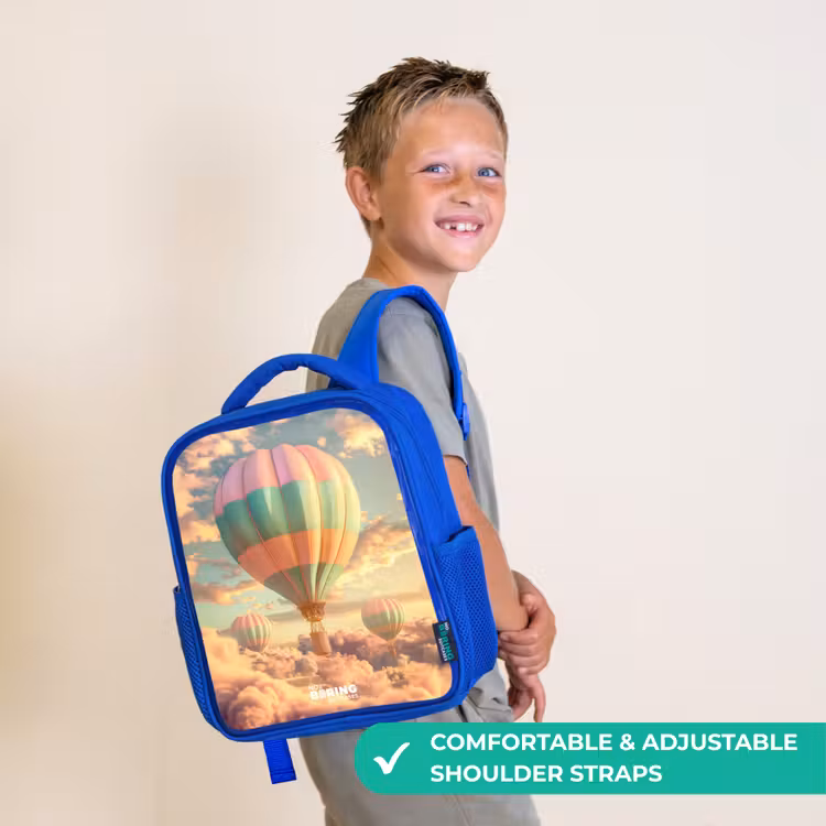 Kids backpack - Blue - Pastel skyliner — 4