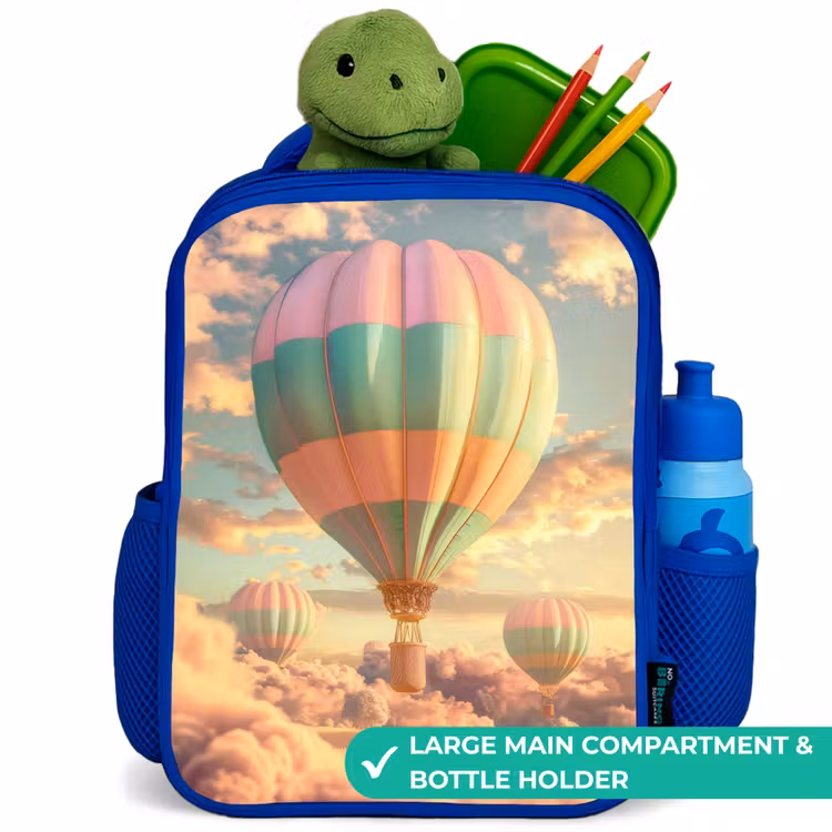 Kids backpack - Blue - Pastel skyliner — 5