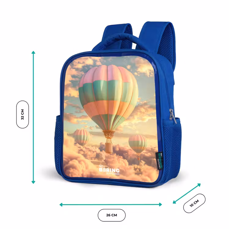Kids backpack - Blue - Pastel skyliner — 6