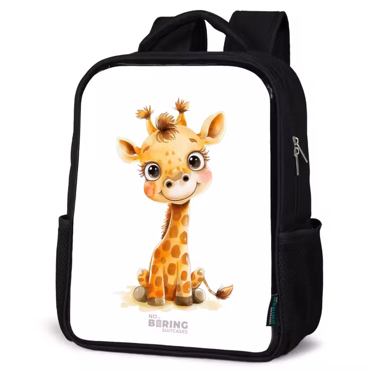 Kids backpack - Black - Baby giraffe — 6