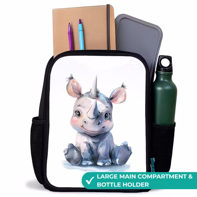 Kids backpack - Black - Baby Rhino — 10