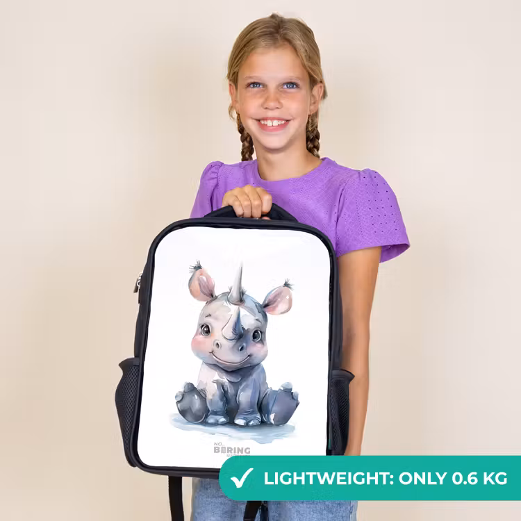 Kids backpack - Black - Baby Rhino — 9