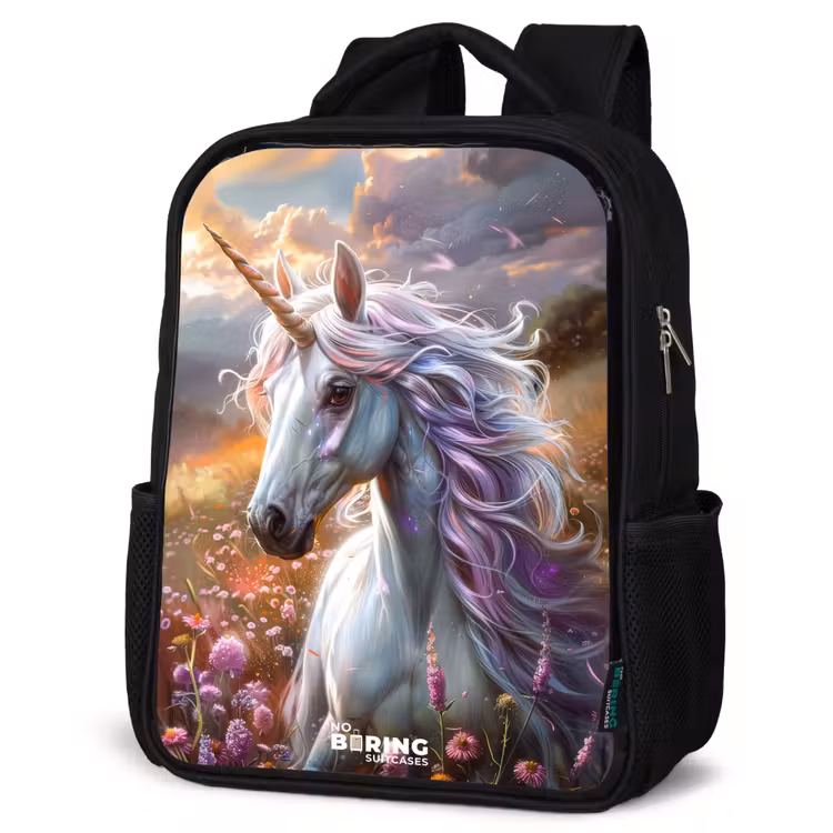 Kids backpack - Black - Pastel pearl horn — 6