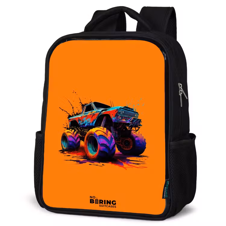 Kids backpack - Black - Rainbow Wheels — 6