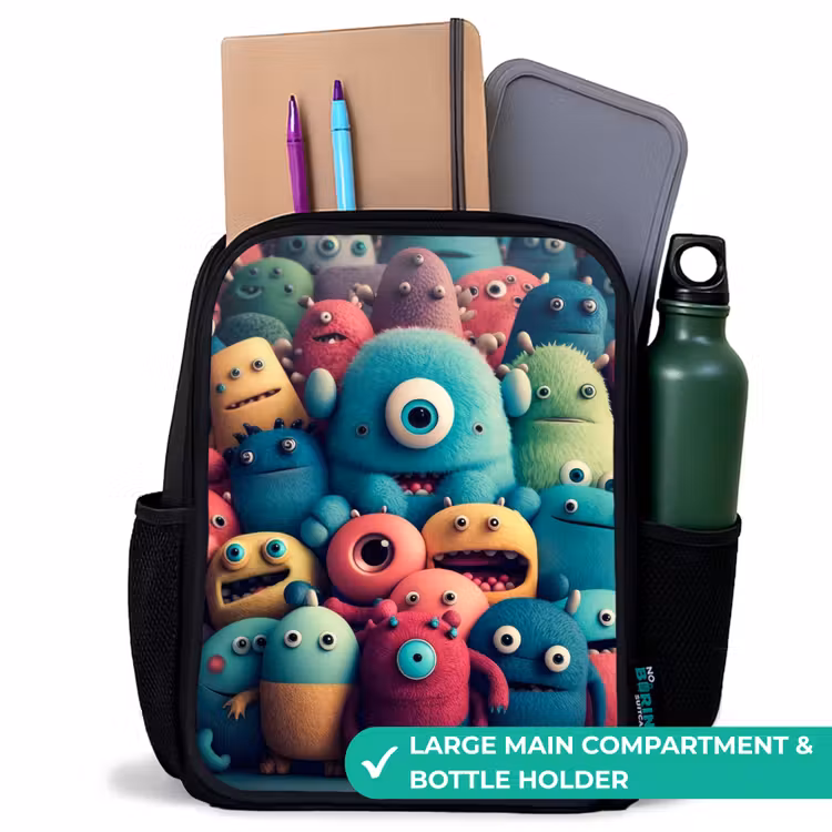 Kids backpack - Black - Soft and convex samples — 10
