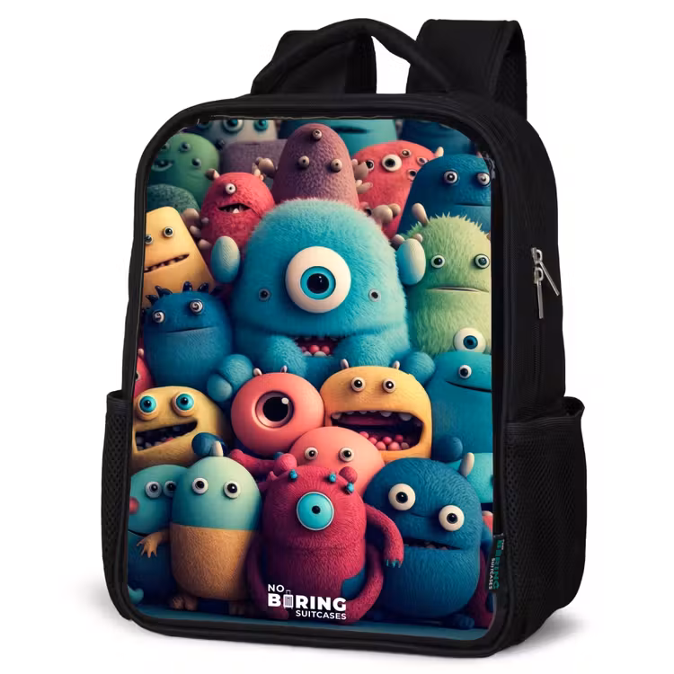 Kids backpack - Black - Soft and convex samples — 6