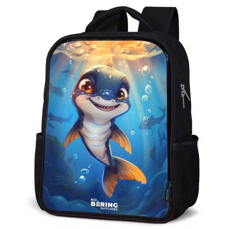 Shark with face in the water — 6