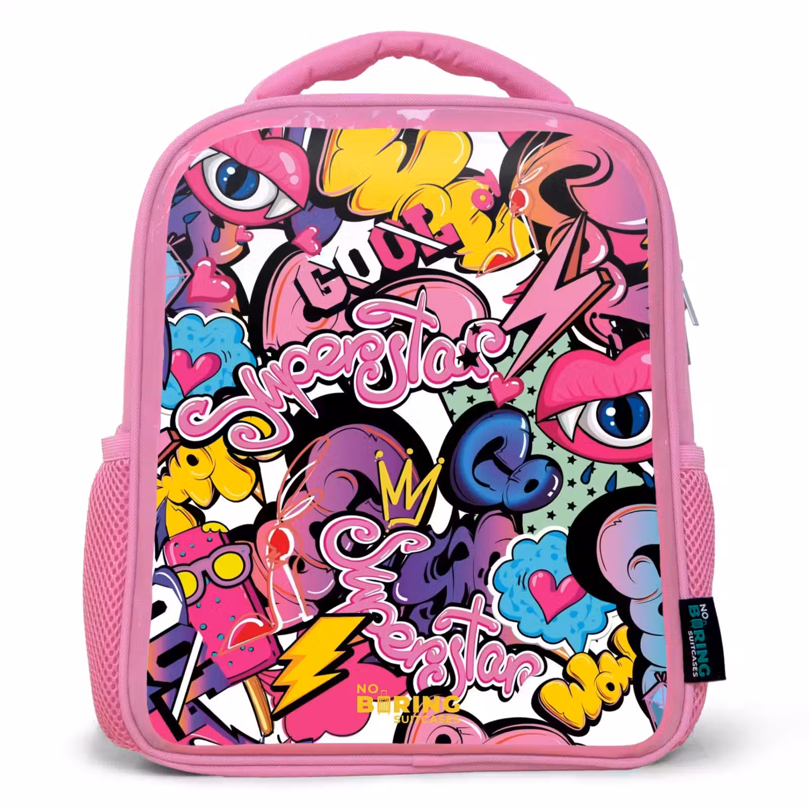 Kids backpack - Pink - Girly graffiti — 1