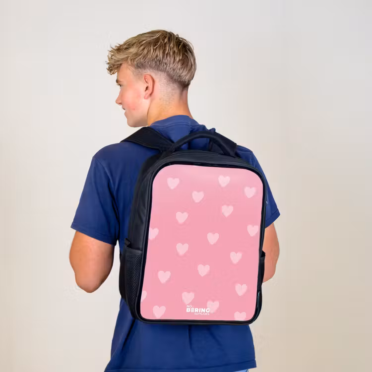 Kids backpack - Black - Heartbeat — 5