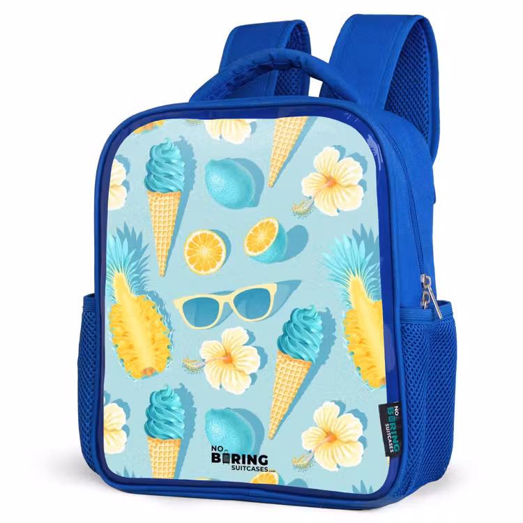 Kids backpack - Blue - Ibiza icecream — 7
