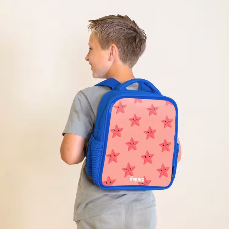 Kids backpack - Blue - Starfish sandstorm — 2