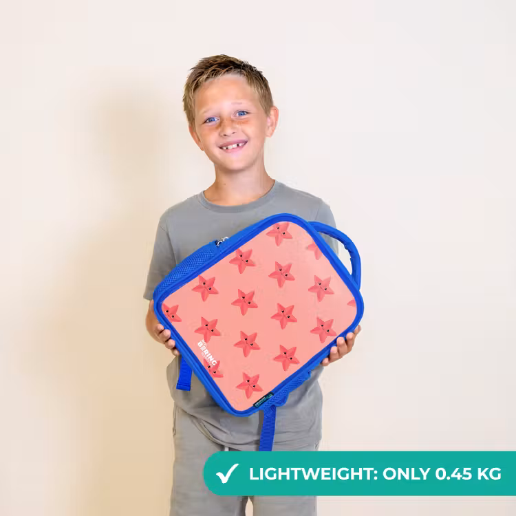 Kids backpack - Blue - Starfish sandstorm — 3