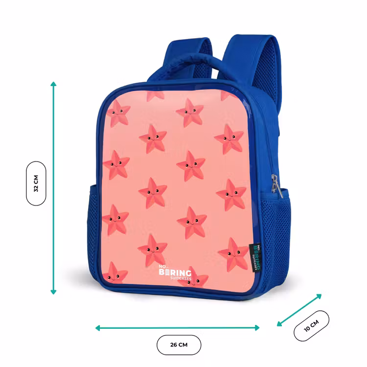 Kids backpack - Blue - Starfish sandstorm — 6