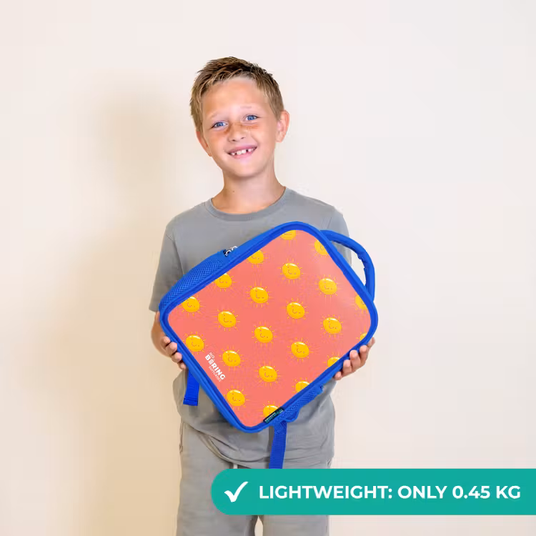 Kids backpack - Blue - Sunny situation coral — 3
