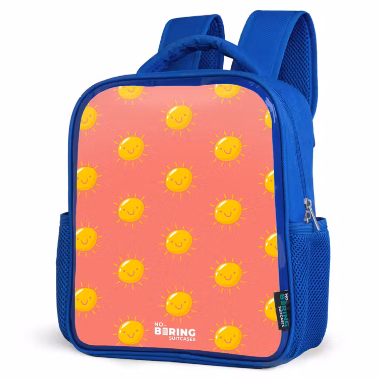 Kids backpack - Blue - Sunny situation coral — 7
