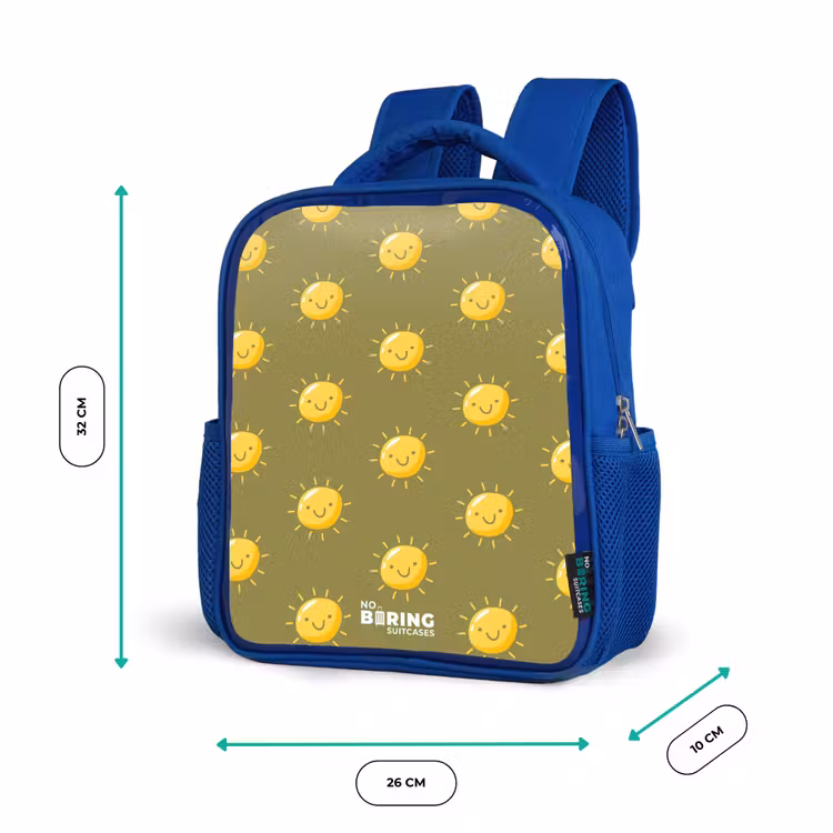 Kids backpack - Blue - Sunny situation olive — 6