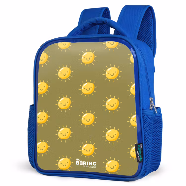 Kids backpack - Blue - Sunny situation olive — 7