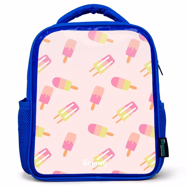 Kids backpack - Blue - Swirling water ices — 1