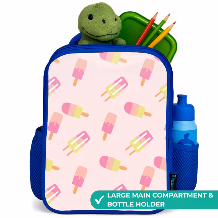 Kids backpack - Blue - Swirling water ices — 5