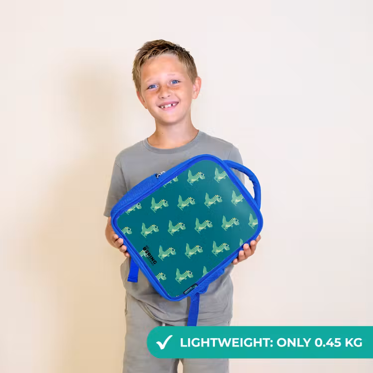 Kids backpack - Blue - Tyranosaurus specs — 3