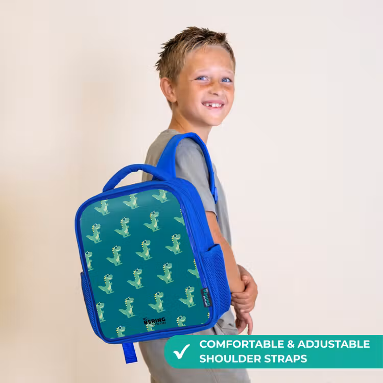Kids backpack - Blue - Tyranosaurus specs — 4