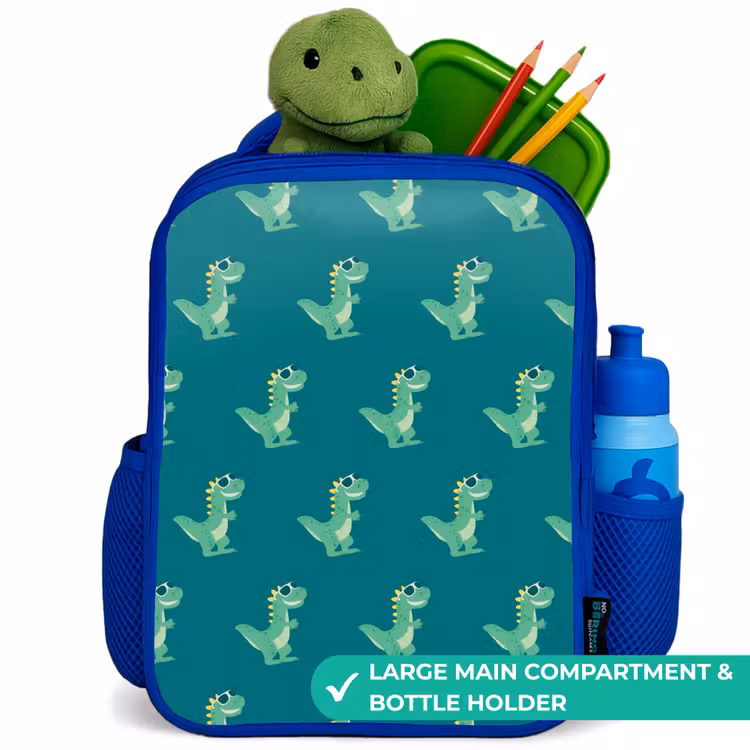 Kids backpack - Blue - Tyranosaurus specs — 5