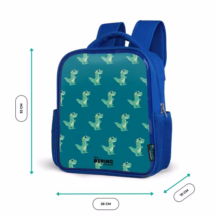 Kids backpack - Blue - Tyranosaurus specs — 6