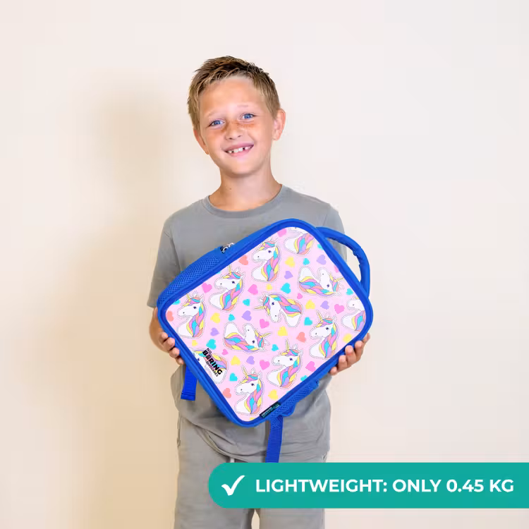 Kids backpack - Blue - Unicorn euphoria — 3