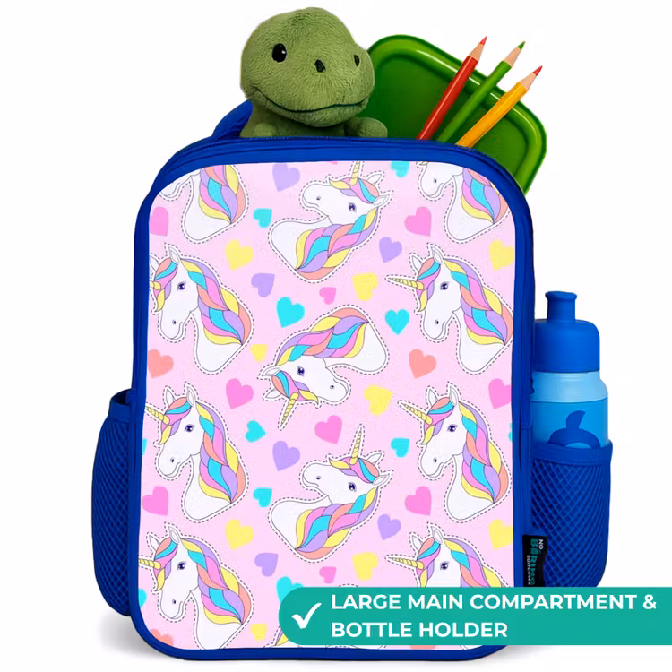 Kids backpack - Blue - Unicorn euphoria — 5