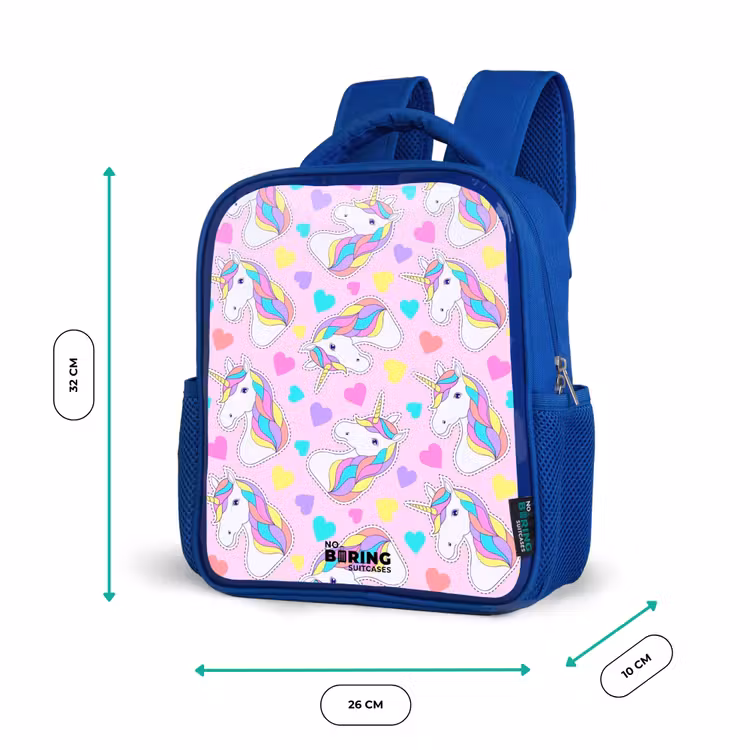 Kids backpack - Blue - Unicorn euphoria — 6